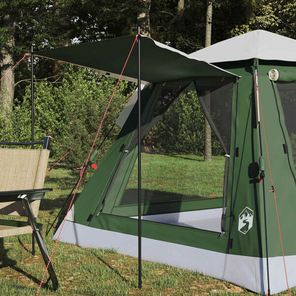vidaXL Tente Instantan&eacute;e avec stockage Vert 205 x 205 x 143 cm Acier