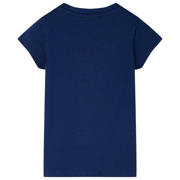 T-shirt pour enfants bleu marine 116