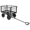 vidaXL Chariot &agrave; main de jardin Noir 350 kg