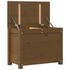 vidaXL Bo&icirc;te de rangement Marron miel 60x32x45,5 cm Bois massif de pin