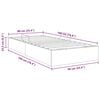 vidaXL Lit de Rangement avec matelas Noir 90 x 190 cm Faux cuir