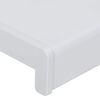 vidaXL Appui de fen&ecirc;tre Blanc 120 x 25 x 4,5 cm PVC