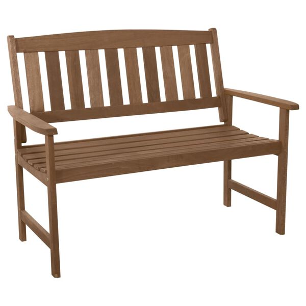 Lesli Living Banc de jardin 120x66x93 cm Aspect de teck