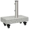 vidaXL Socle de parasol Granite rectangulaire 25 kg