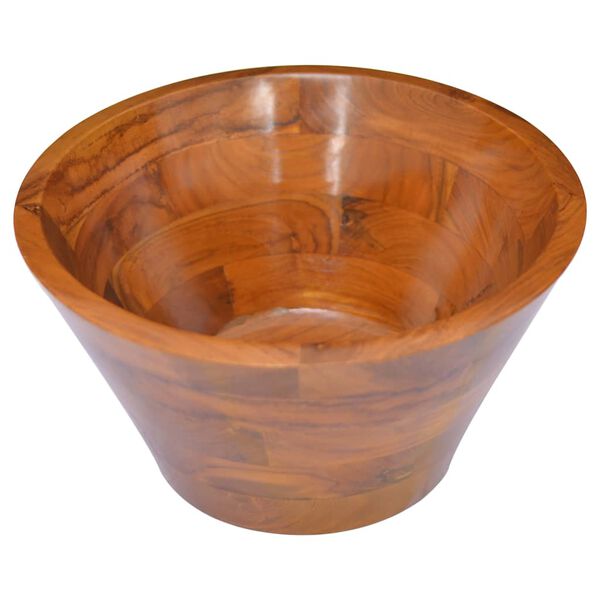 vidaXL Lavabo Bois de teck massif &Phi;40x20 cm