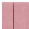 vidaXL Cadre de lit sans matelas Hanko rose 90x200 cm velours