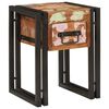 vidaXL Table d'appoint avec tiroir 30 x 30 x 40 cm Bois Recycl&eacute; Solide