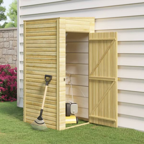 vidaXL Abri de stockage de jardin 100x110x218 cm Bois de pin impr&eacute;gn&eacute;