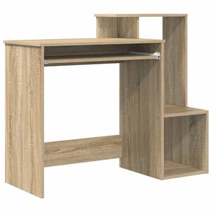 vidaXL Bureau Ch&ecirc;ne Sonoma 106 x 41 x 88.5 cm Bois d'ing&eacute;nierie