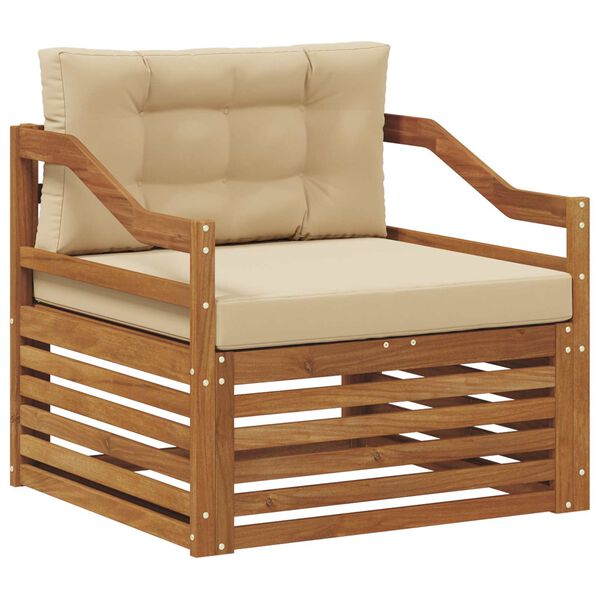 vidaXL Ensemble de canap&eacute;s d'ext&eacute;rieur Bois d'Acacia Massif Naturel