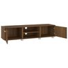 vidaXL Meuble TV Ch&ecirc;ne marron 140x40x35 cm Bois d'ing&eacute;nierie