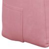 vidaXL Coussin de Dos Rose 160 x 24 x 50 cm Velours