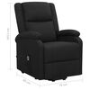 vidaXL Fauteuil Noir Tissu