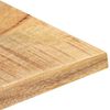 vidaXL Dessus de table Bois de manguier solide 25-27 mm 90x60 cm
