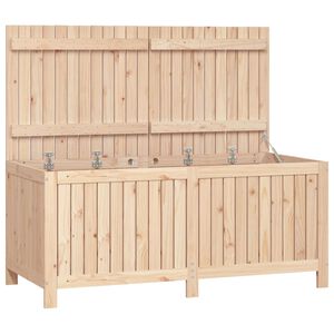 vidaXL Bo&icirc;te de rangement de jardin 147x68x64 cm Bois massif de pin