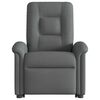 vidaXL Fauteuil inclinable Gris fonc&eacute; Tissu