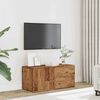vidaXL Meuble TV vieux bois 80x34x35,5 cm bois d'ing&eacute;nierie