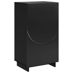 vidaXL Meuble &agrave; chaussures 48 x 38 x 87,5 cm Bois d'ing&eacute;nierie Noir