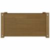 vidaXL Jardinières d'extérieur 2pcs Marron miel 60x31x31cm Bois de pin