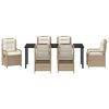 vidaXL Ensemble de salle &agrave; manger pour jardin 7 pcs