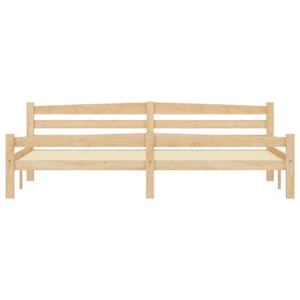 vidaXL Cadre de lit sans matelas bois massif de pin 200x200 cm