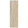 vidaXL Armoires &agrave; chaussures murales 2 pcs Ch&ecirc;ne Sonoma 80x18x60 cm