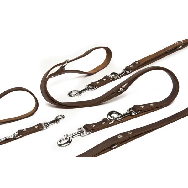 Beeztees Laisse de dressage Cuir Marron 200x1,2 cm 736401