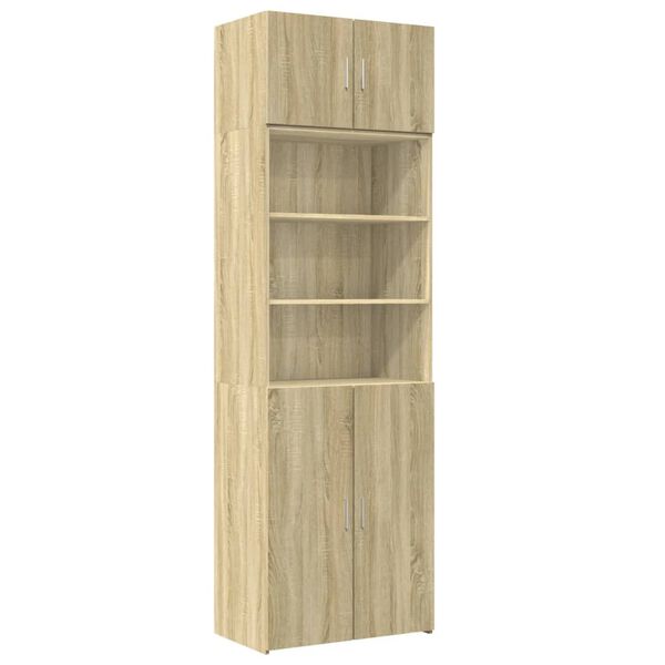 vidaXL Armoire de rangement ch&ecirc;ne sonoma 70x42,5x225 cm