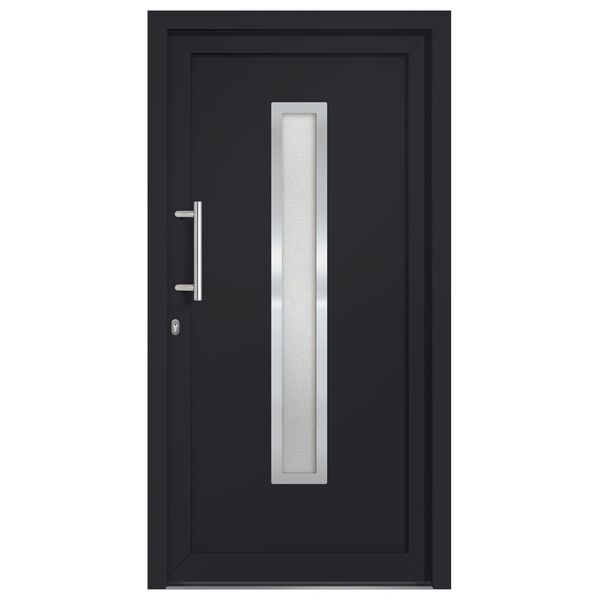 vidaXL Porte d'entr&eacute;e Anthracite 98x190 cm
