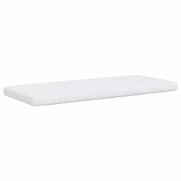 vidaXL Matelas en mousse blanc 80x210 cm 7 zones dureté 20 ILD
