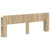 vidaXL Cabinet de T&ecirc;te de Lit Ch&ecirc;ne Sonoma Bois d'ing&eacute;nierie