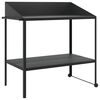 vidaXL Support pour plantes anthracite 100x54,5x100 cm acier galvanis&eacute;