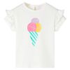 T-shirt pour enfants &eacute;cru 92
