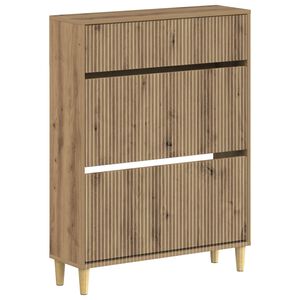 vidaXL Cabinet &agrave; chaussures ARNHEM 78 x 24 x 103 cm Bois d'ing&eacute;nierie