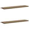 vidaXL Coussins de banc 2 pi&egrave;ces SOEST 100 % polyester Taupe