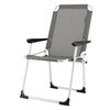 Travellife Chaise de camping pliable de luxe Ancona Compact Gris