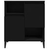 vidaXL Buffet Noir 60x35x70 cm Bois d'ingénierie