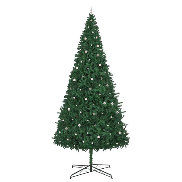 vidaXL Sapin de No&euml;l Vert 400 cm PVC