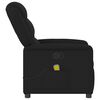 vidaXL Fauteuil de massage inclinable Noir Tissu