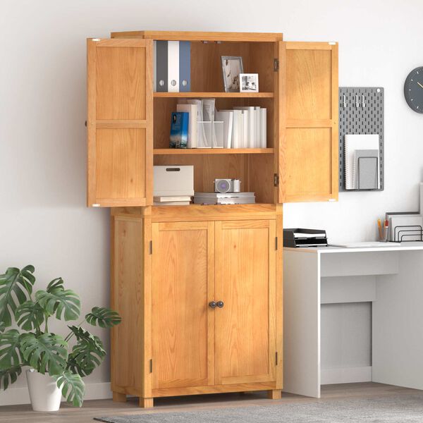 vidaXL Ensemble de meubles de rangement Marron Bois d'ing&eacute;nierie