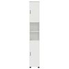 vidaXL Cabinet de salle de bain Blanc brillant 30 x 35 x 192 cm