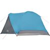 vidaXL Tente de camping avec porche 4 personnes bleu imperm&eacute;able
