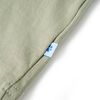 T-shirt pour enfants avec manches courtes kaki clair 104