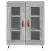 vidaXL Buffet sonoma gris 69,5x34x90 cm bois d'ing&eacute;nierie