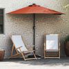 vidaXL Parasol de jardin Terre cuite 294 x 150 x 223 cm