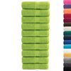 vidaXL Serviettes de toilette Premium SOLUND 10 pièces Vert pomme 30 x 30 cm 600 g/m²