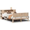 vidaXL Lit biblioth&egrave;que sans matelas 150x200 cm bois massif de pin