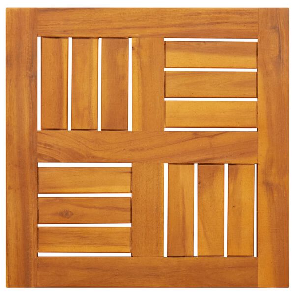 vidaXL Dessus de table 40x40x2 cm carr&eacute; bois massif d'acacia