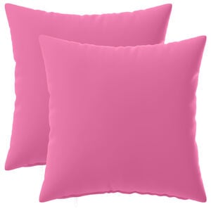 vidaXL Housse de coussin 2 pcs HEERLEN Rose 30 x 30 cm Polyester