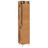 vidaXL Haut Armoire 2 pcs Bois Ancien Verre